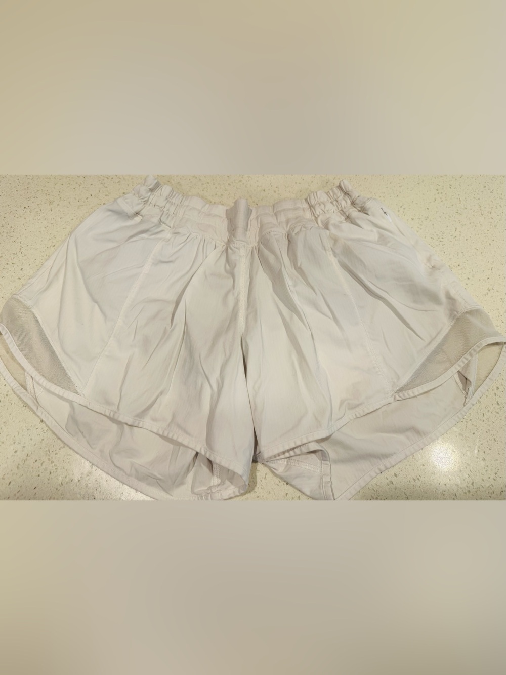 lululemon athletica White Women's Athletic Running Shorts